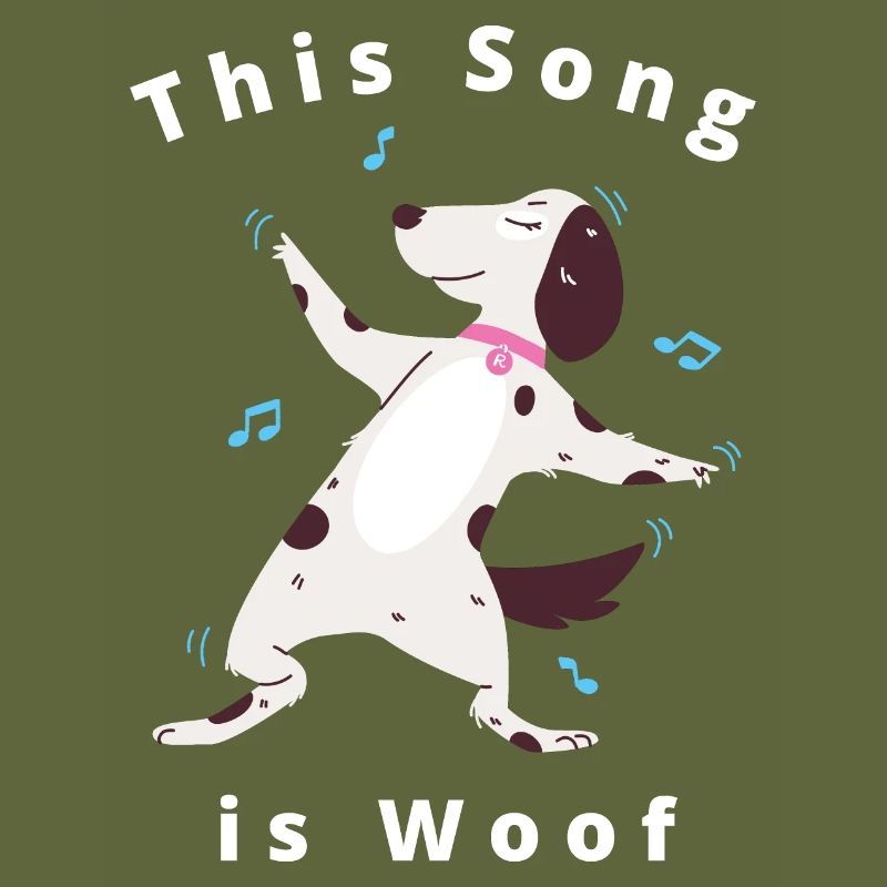 Conception drôle mignonne de crabot de danse