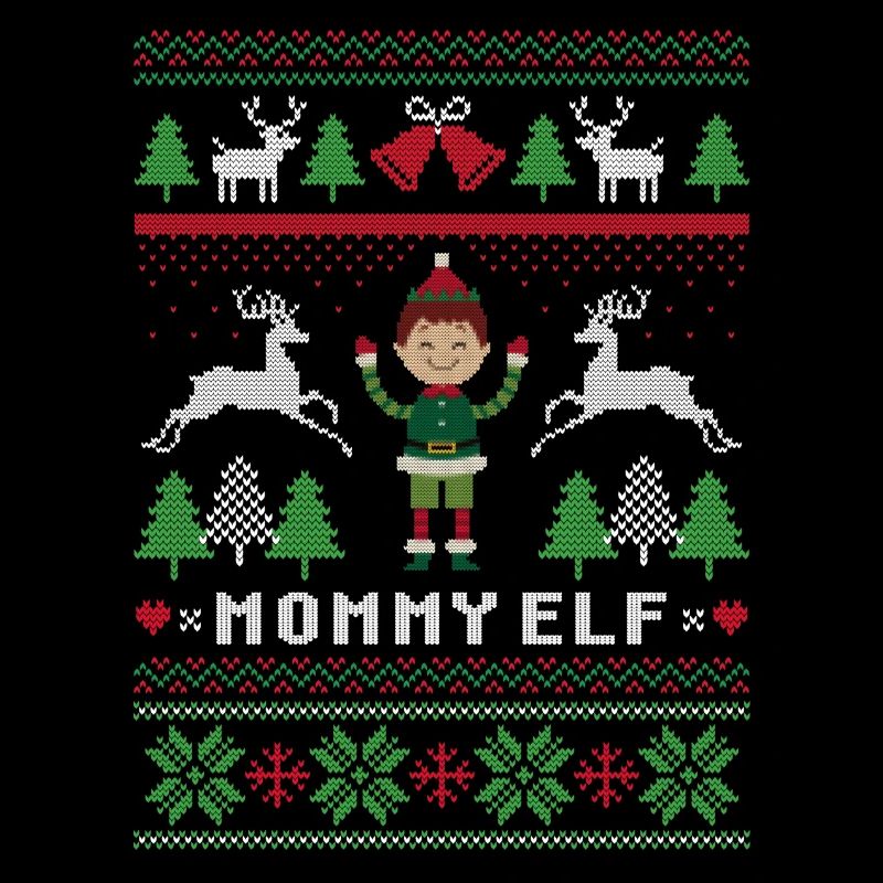 Maman Elfe Moche Noël