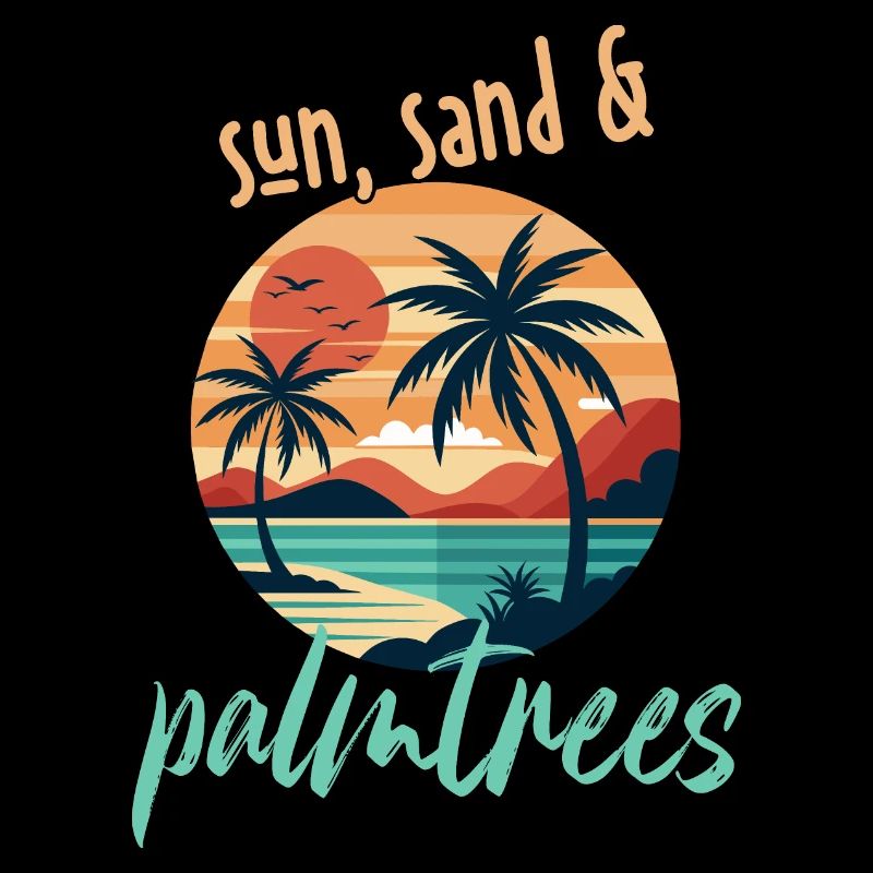 Sun, sand, and palm trees!