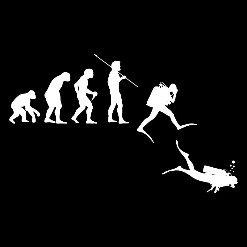 Evolution Graphic Diver Diving Scuba Diver Apnoe S