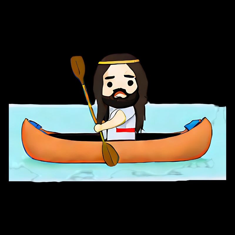 Jésus en kayak