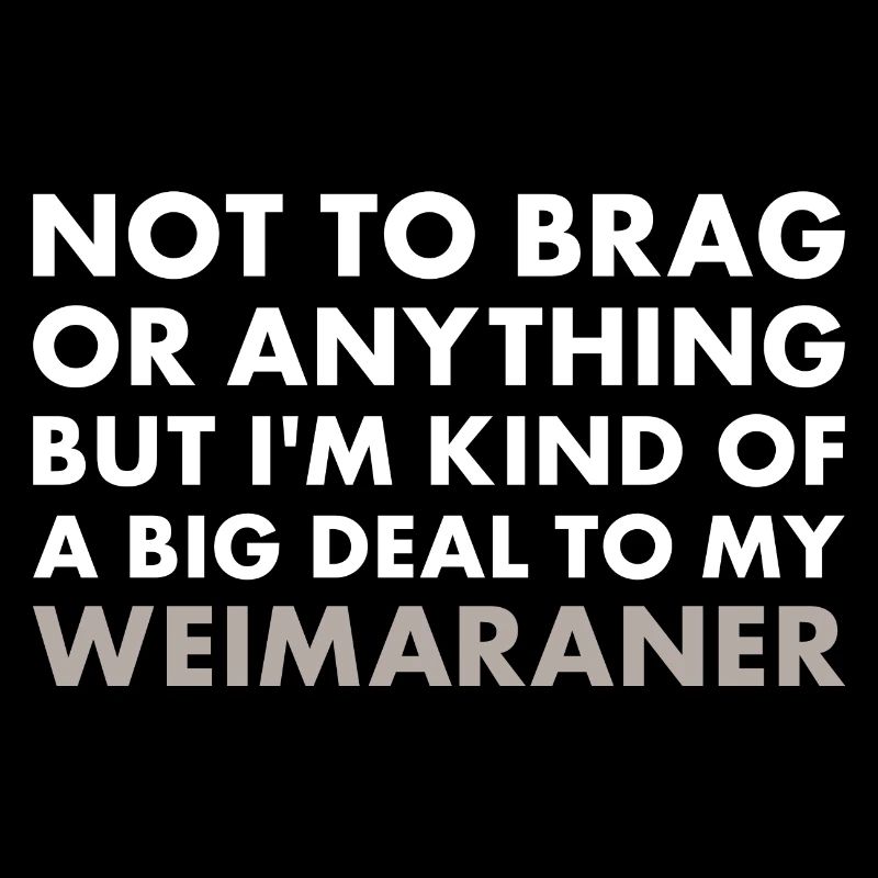 Je suis un gros problème pour mon braque de Weimar