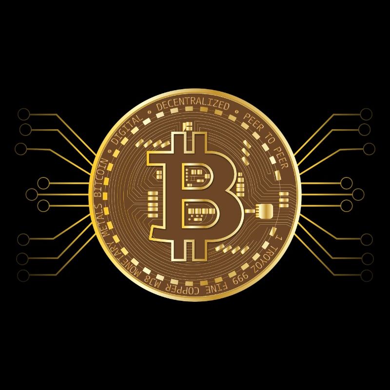 Bitcoin - Computer Logo