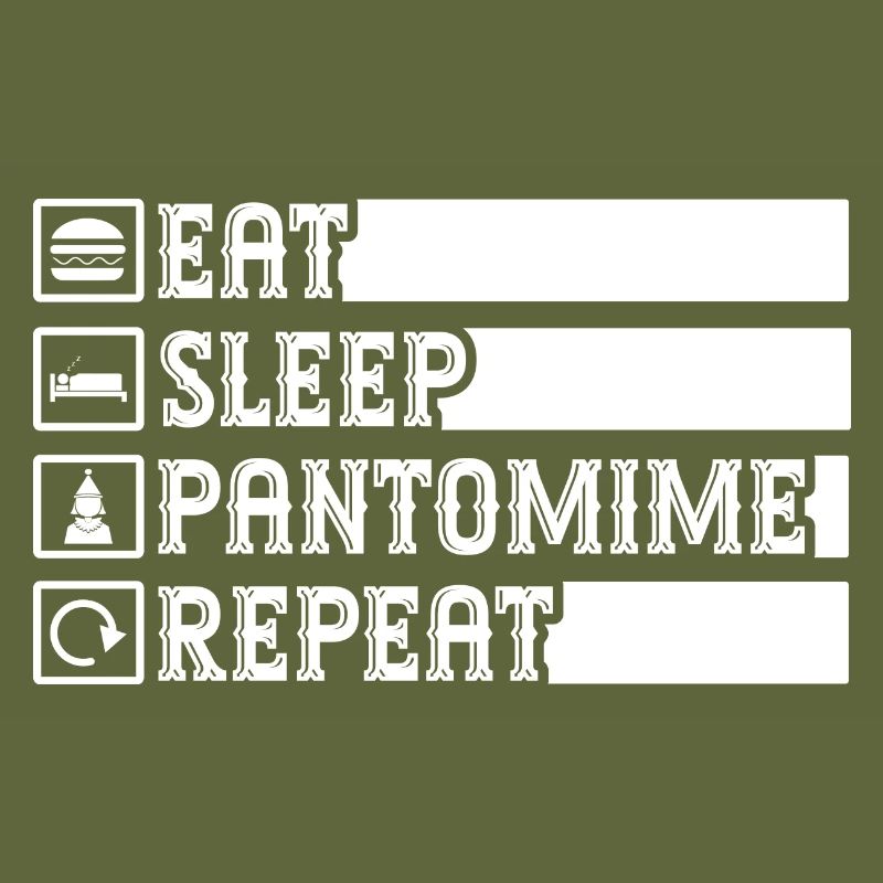 Circus Graphic Pantomime Repeat Circus Performer