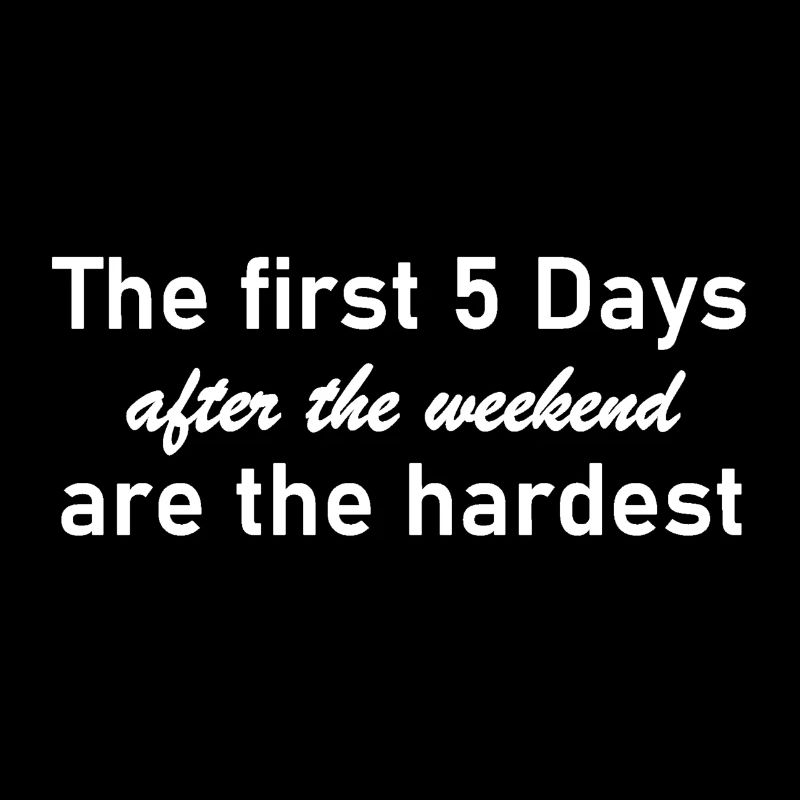 Die ersten 5 Tage Weiß