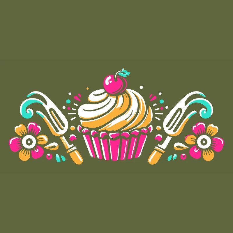 Cupcake Baker Baking Bake Cupcakes Pastry Bakers