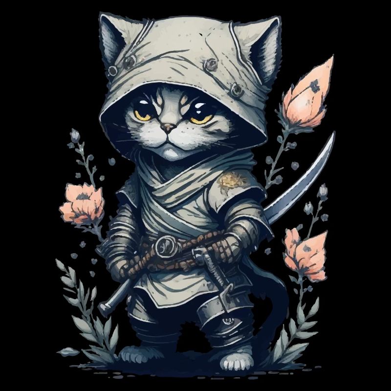 An invincible fighter: Ninja Cat