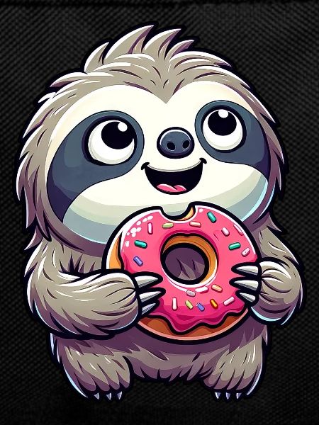 Sloth Cute Donut Pastry Dessert