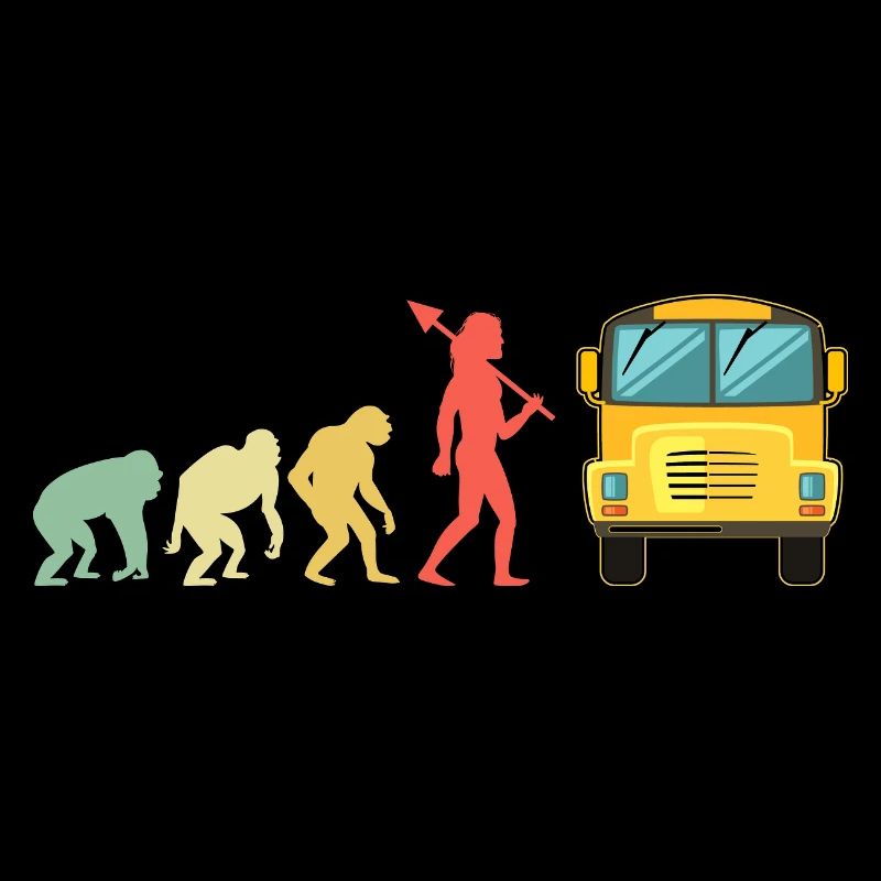 Evolution Bus School Bus Driver Driving Busman