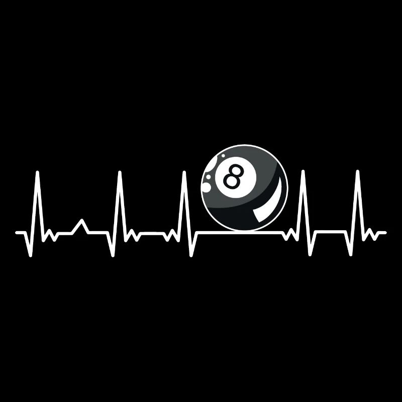 Billiard Heartbeat Snooker Pool Chalk Billiard Pla