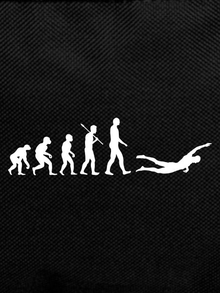 Human Evolution Swimmer