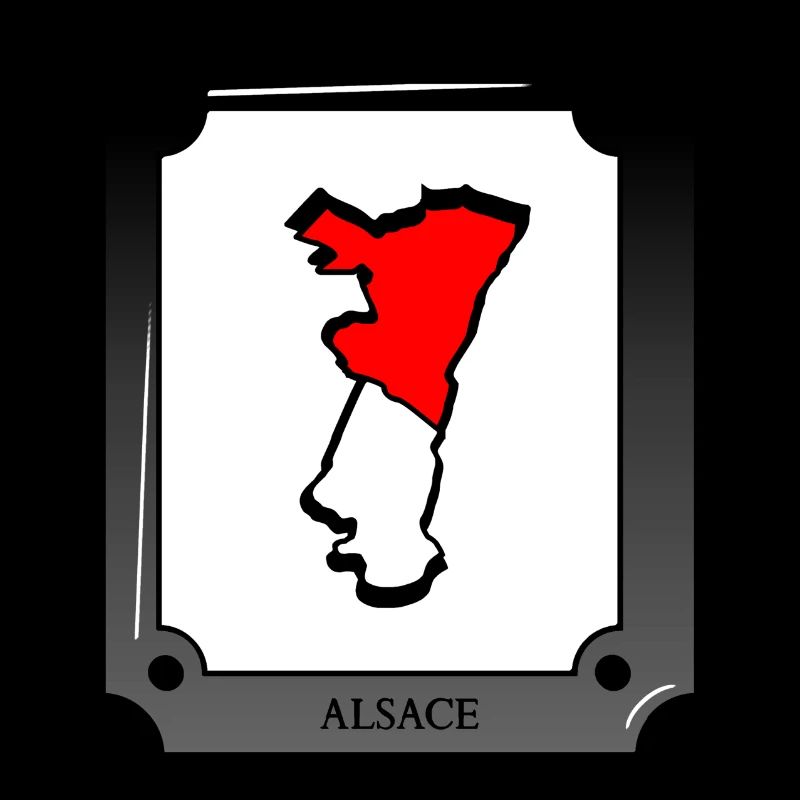 Map of Alsace