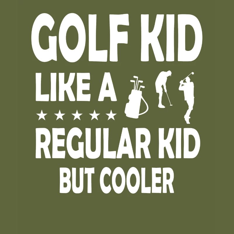 Golf Kid like a regular kid but cooler