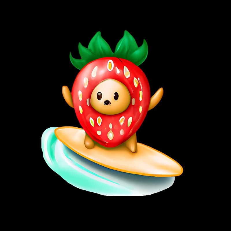 Surfing Strawberry - Fruit Adventure