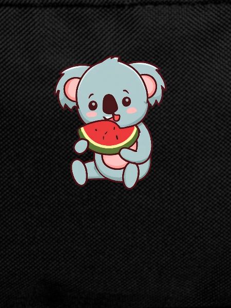 Kawaii Koala eats watermelon
