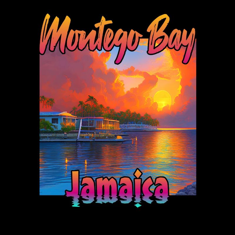 Coucher de soleil à Montego Bay, Jamaïque