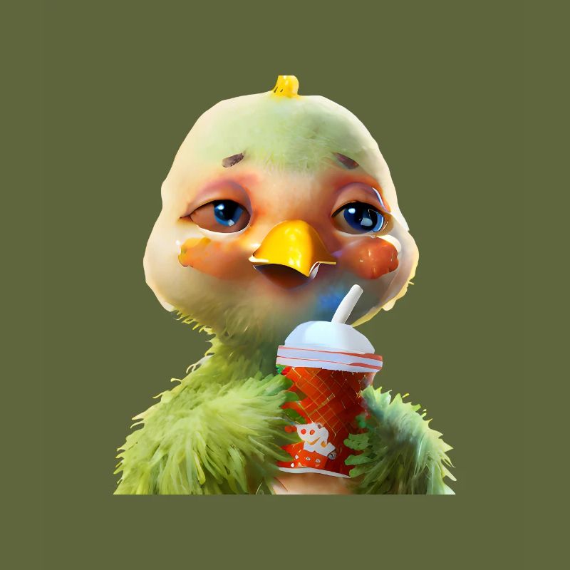 Poulet mignon avec boisson gazeuse