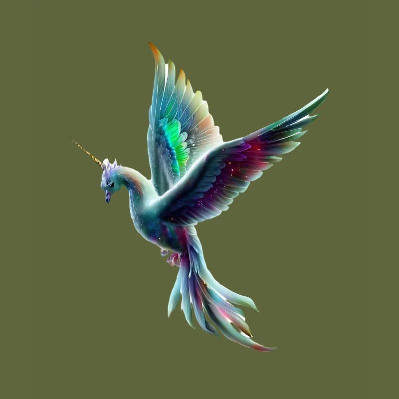 Oiseau licorne