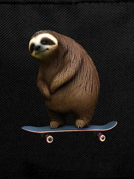 Skateboard Sloth