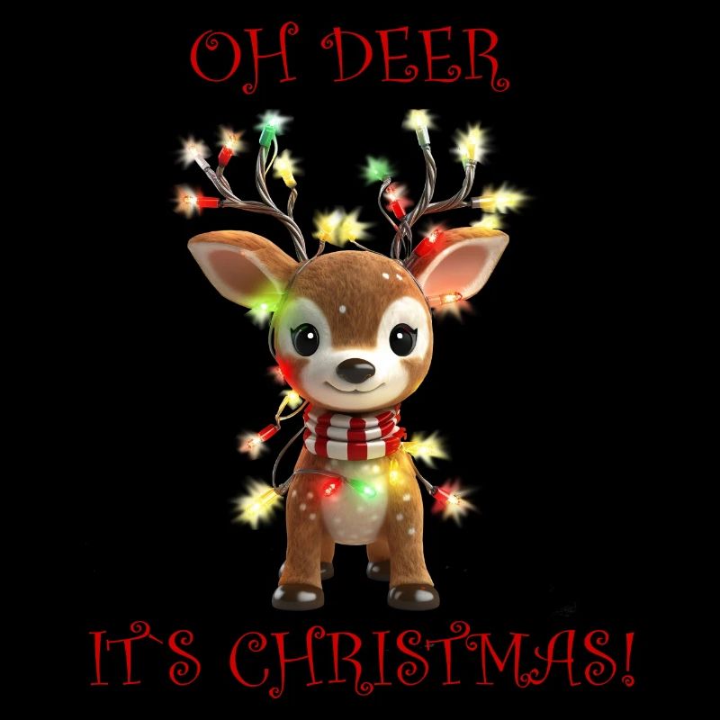 Rentier Weihnachts-Design