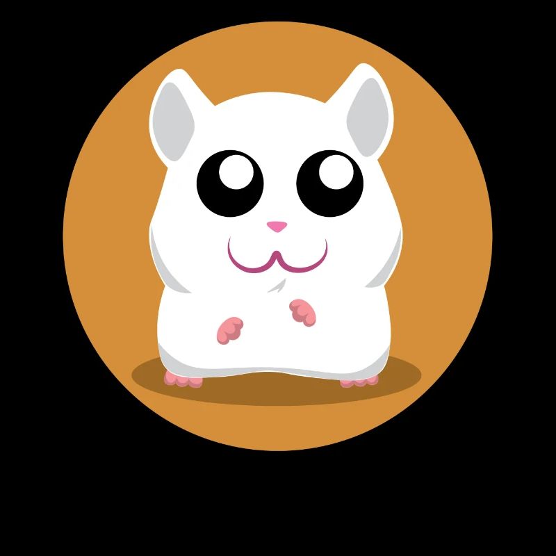 Hamster T-Shirt White Standing