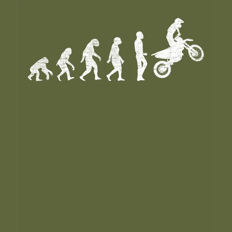 Motocross Evolution Motorcycle Biker Gift