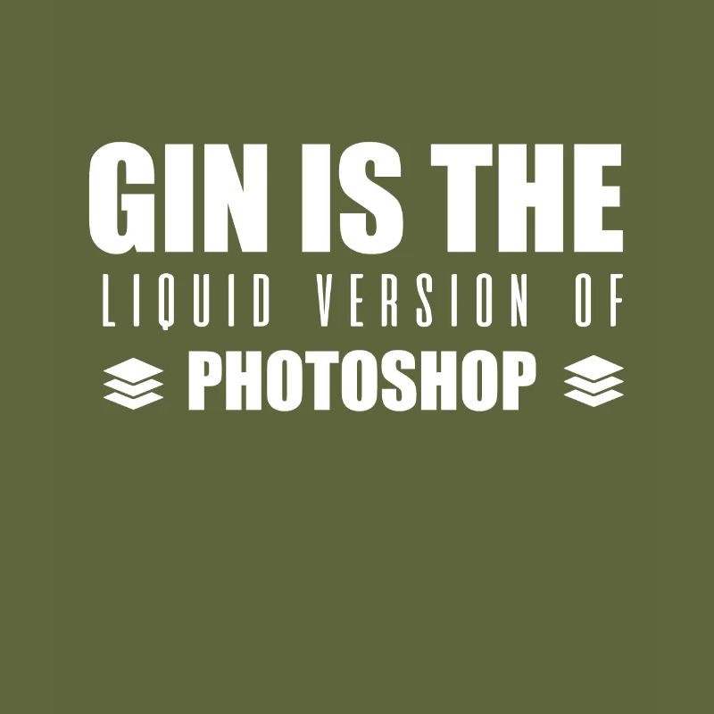 GIN - Version liquide de Photoshop - Tonic - Drink