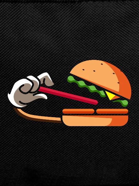 Hamburger affamé