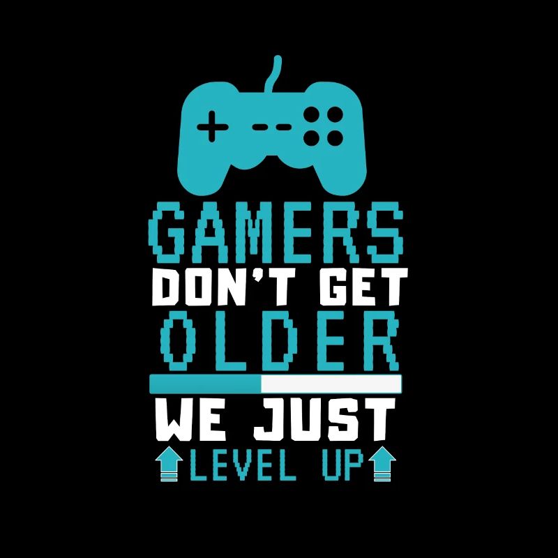 Geburtstag Älter Werden Gamer Level Up Gaming Fun