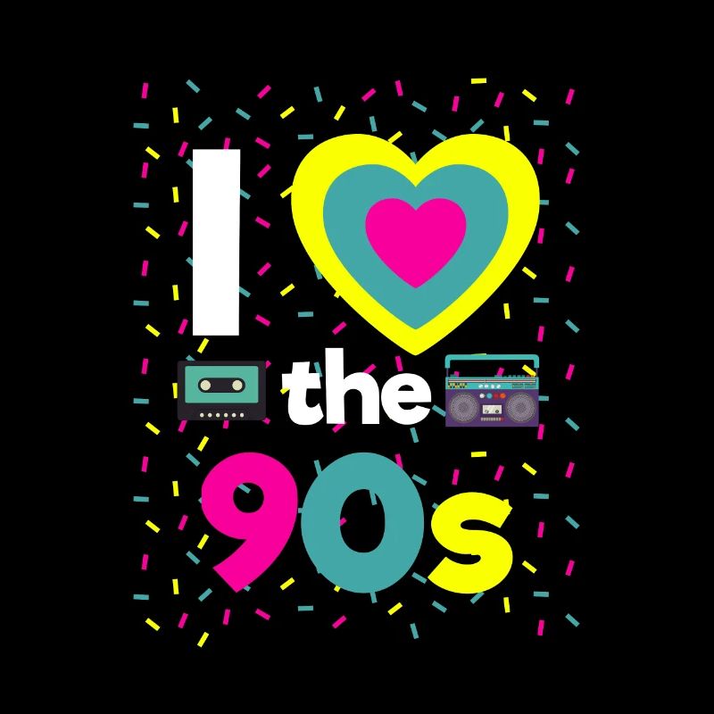 I Love the 90s retro theme party nineties 90s