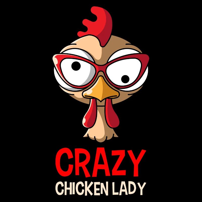 Crazy Chicken Lady, oiseau cadeau de volaille