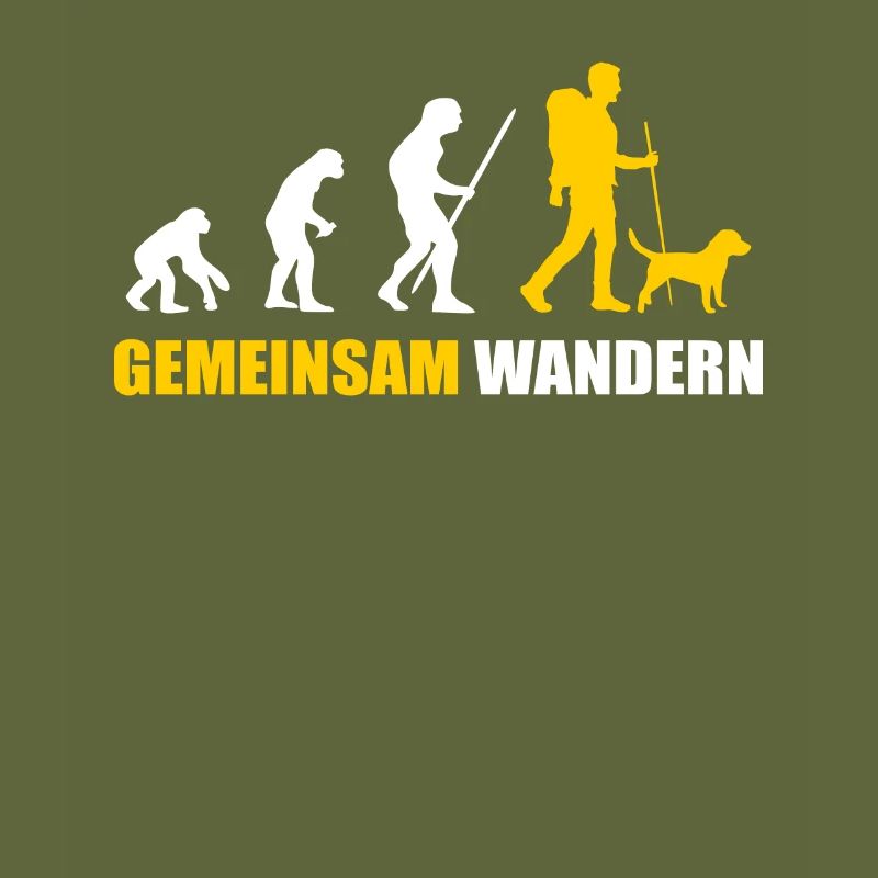 Hund Wandern Evolution
