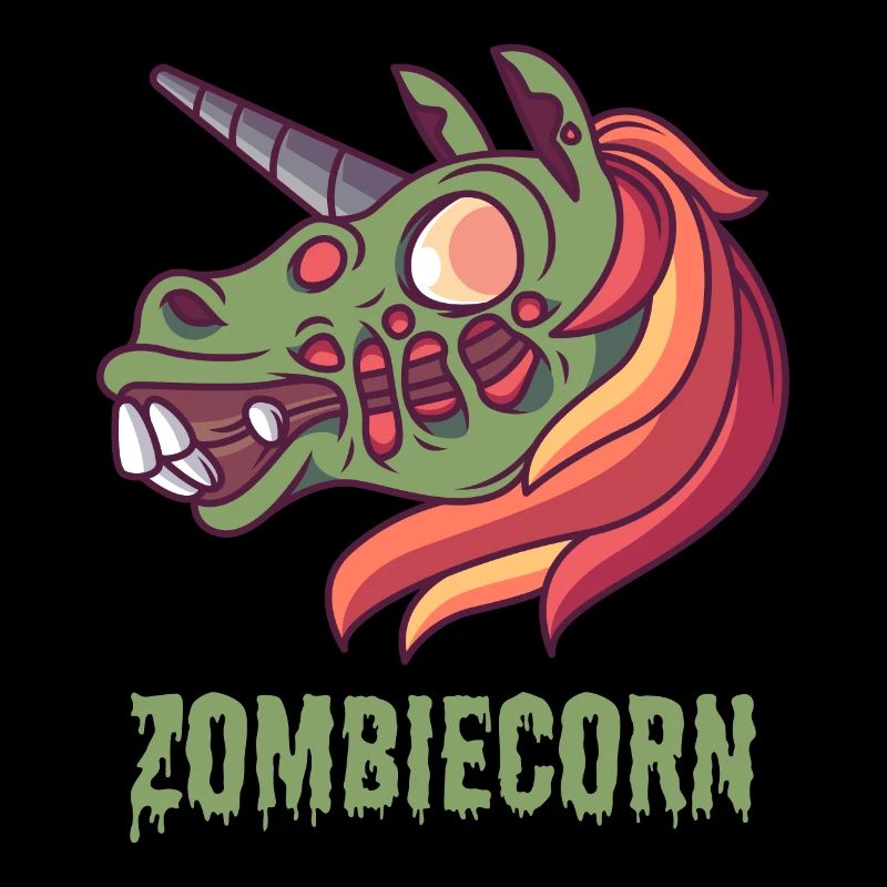 Zombiecorn, einhorn zombie halloween