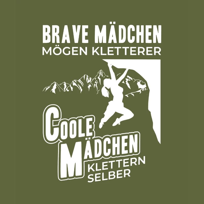 Lustiges Kletterer Geschenk Coole Mädchen Klettern