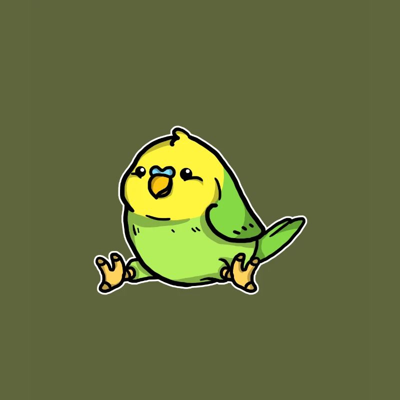 Cute Budgie Bird Costume Parrot Gift Idea