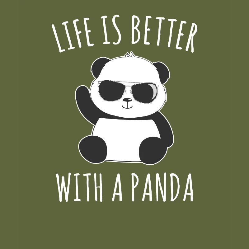 Life Is Better Withe a Panda Bamboo Bear Panda Bear