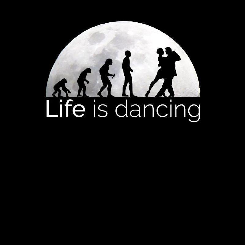 Lustiges Tanzsport Tanzen Tanzpaar Evolution