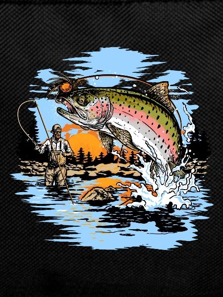 Rainbow Trout Fly Fishing print