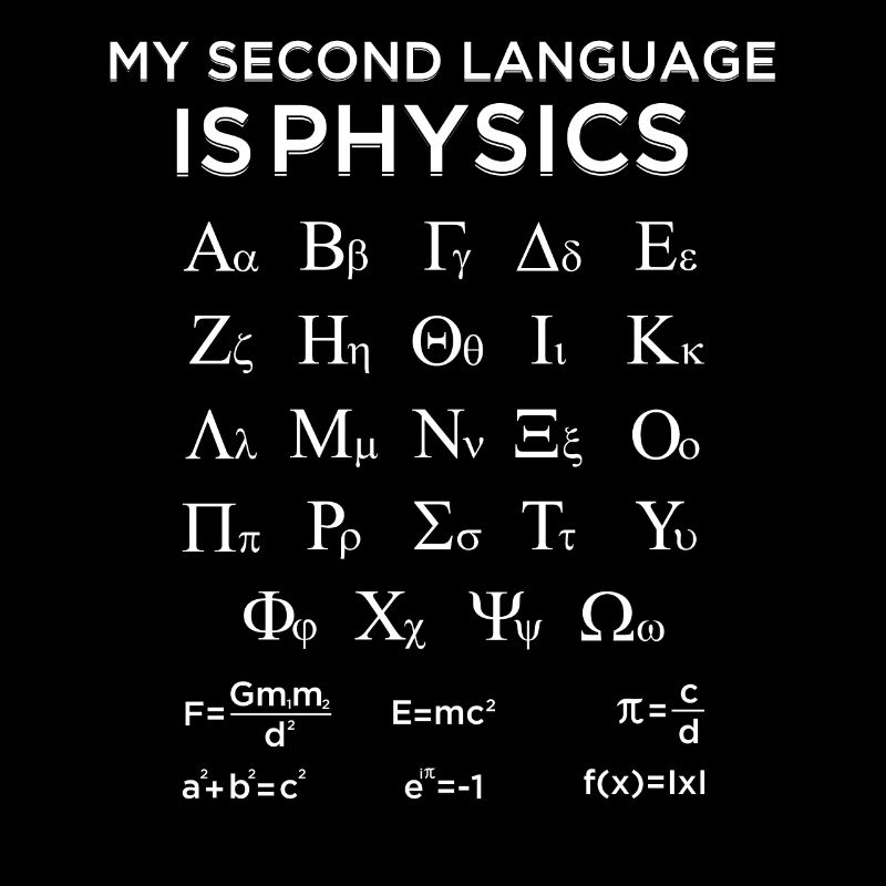 Ma langue seconde est la physique Physique drôle
