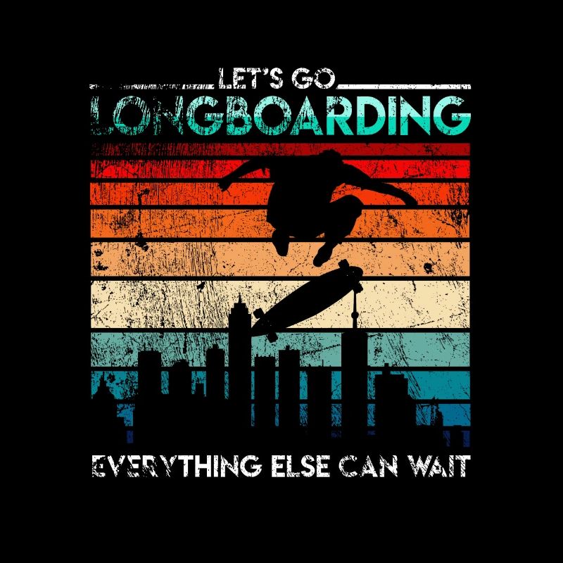 Retro Longboarder Longboard