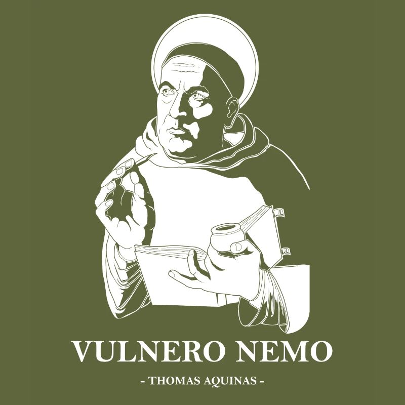Vulnero Nemo Catholic Saint Thomas Aquinas Quote