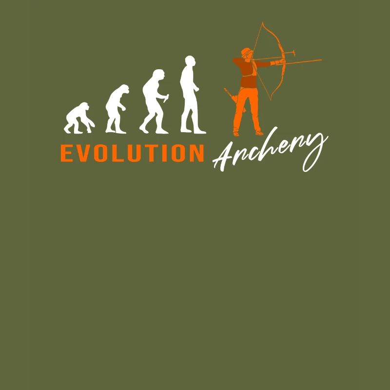 Evolution Bogenschießen Bogenschütze Bogen
