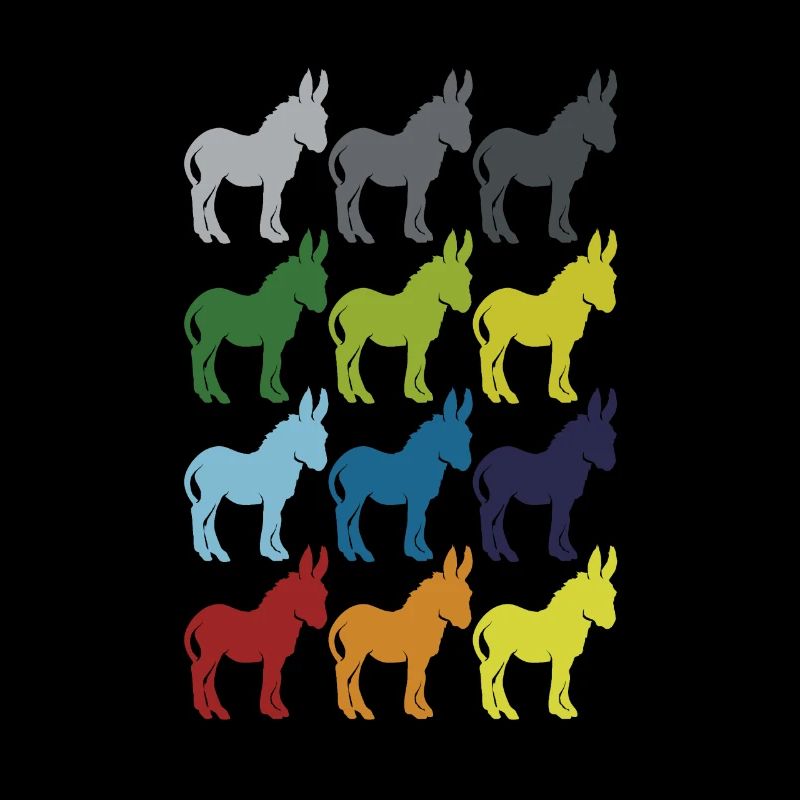 Neon Pop Art Retro Mulet Mulet Idée cadeau