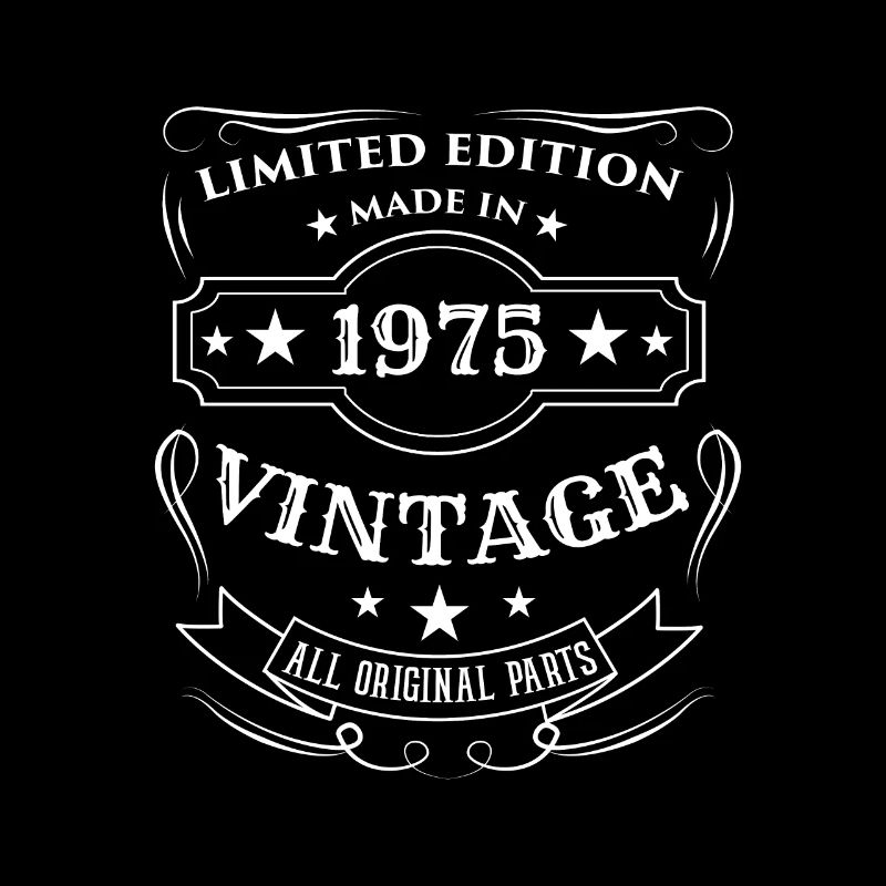 Vintage 1975 Geburtstag Geschenk Limited Edition
