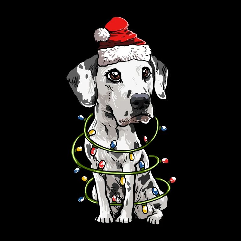 Dalmatiens Cadeau des chiens de Noël