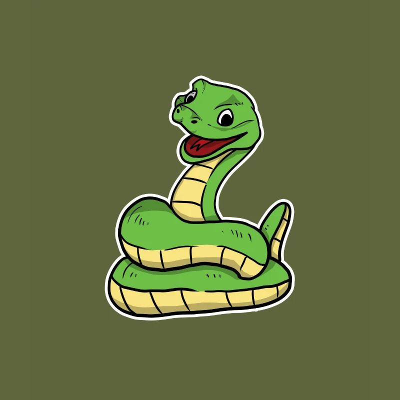 Cute Snake Python