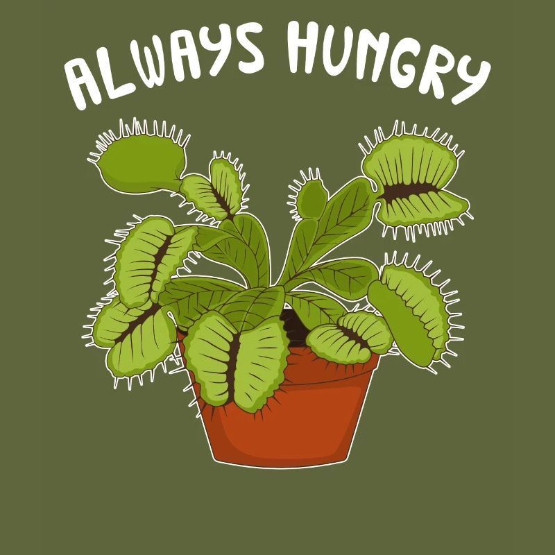 Impression toujours Hungry Funny Venus Flytrap