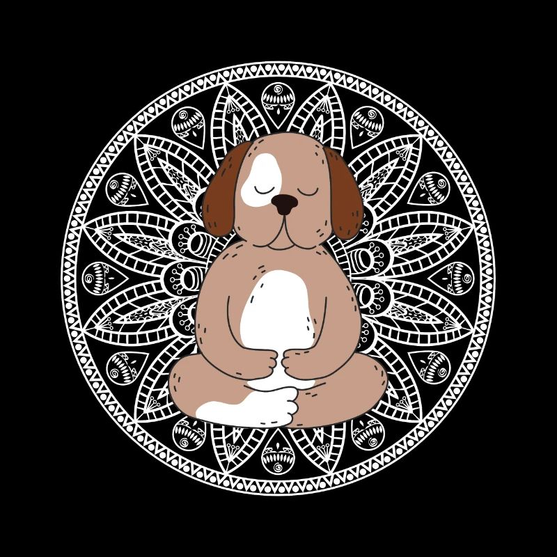 Dog meditation relaxation