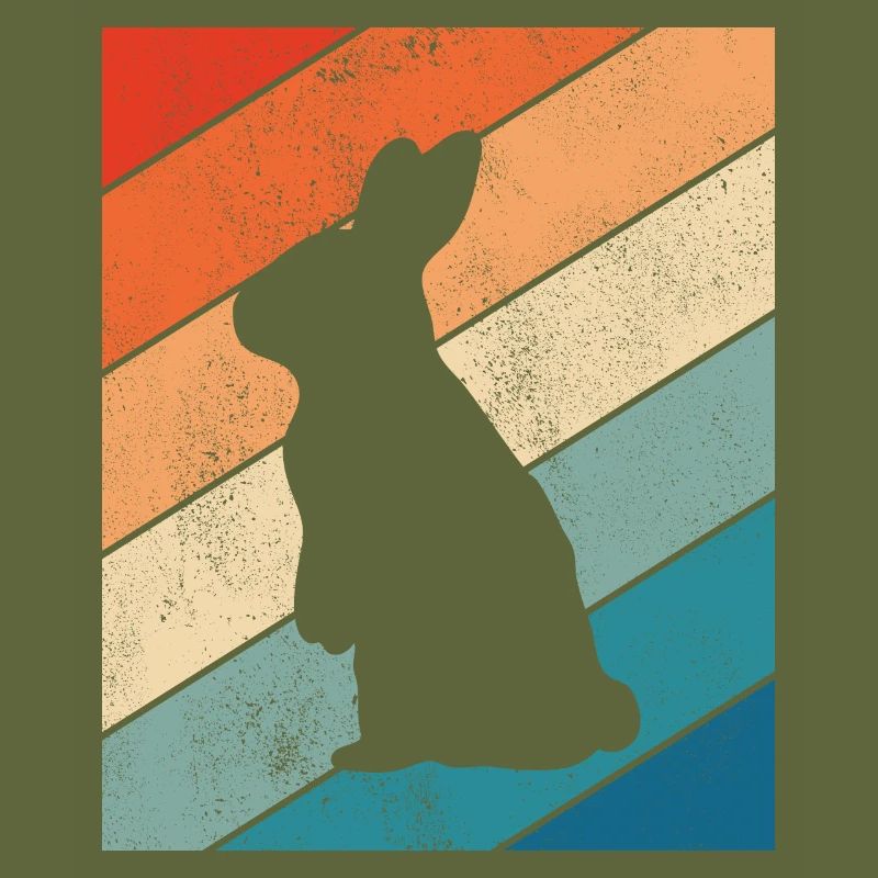 Rabbit Easter Retro Gift