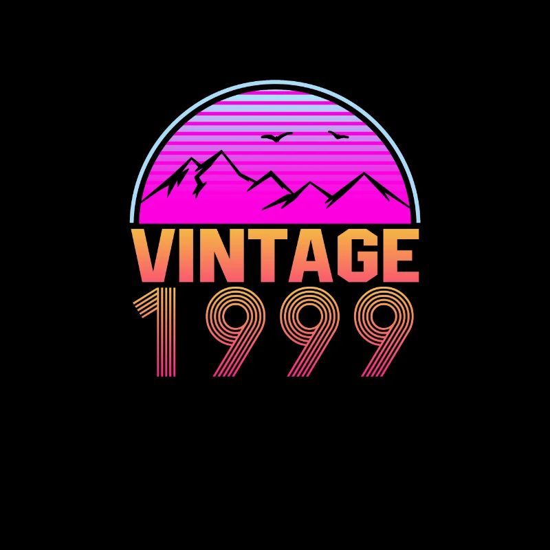 Retrowave Vintage 1999 Geburtstags Geschenkidee